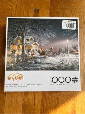 NEW NIB Buffalo Games Terry Redlin Winter Wonderland  1000 pc puzzle